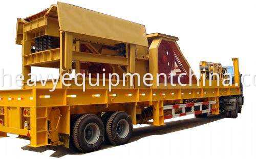 Mobile Rock Crushing Machine